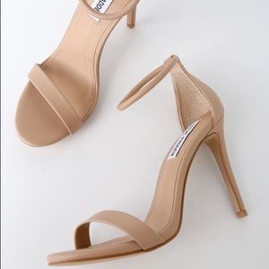 Steve Madden Nude Strappy Heels size US 7
